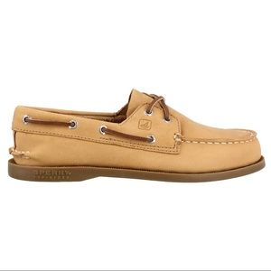 Sperry Top-Sider Boys Size 6 Sahara Leather Beige